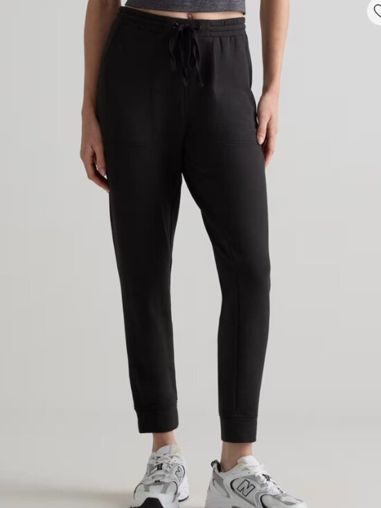 Quince Pants - Quince SuperSoft Fleece Joggers Black XL NWT